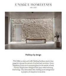 Holidays by design: award-winning architectural escapes