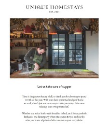 A private chef just for you?